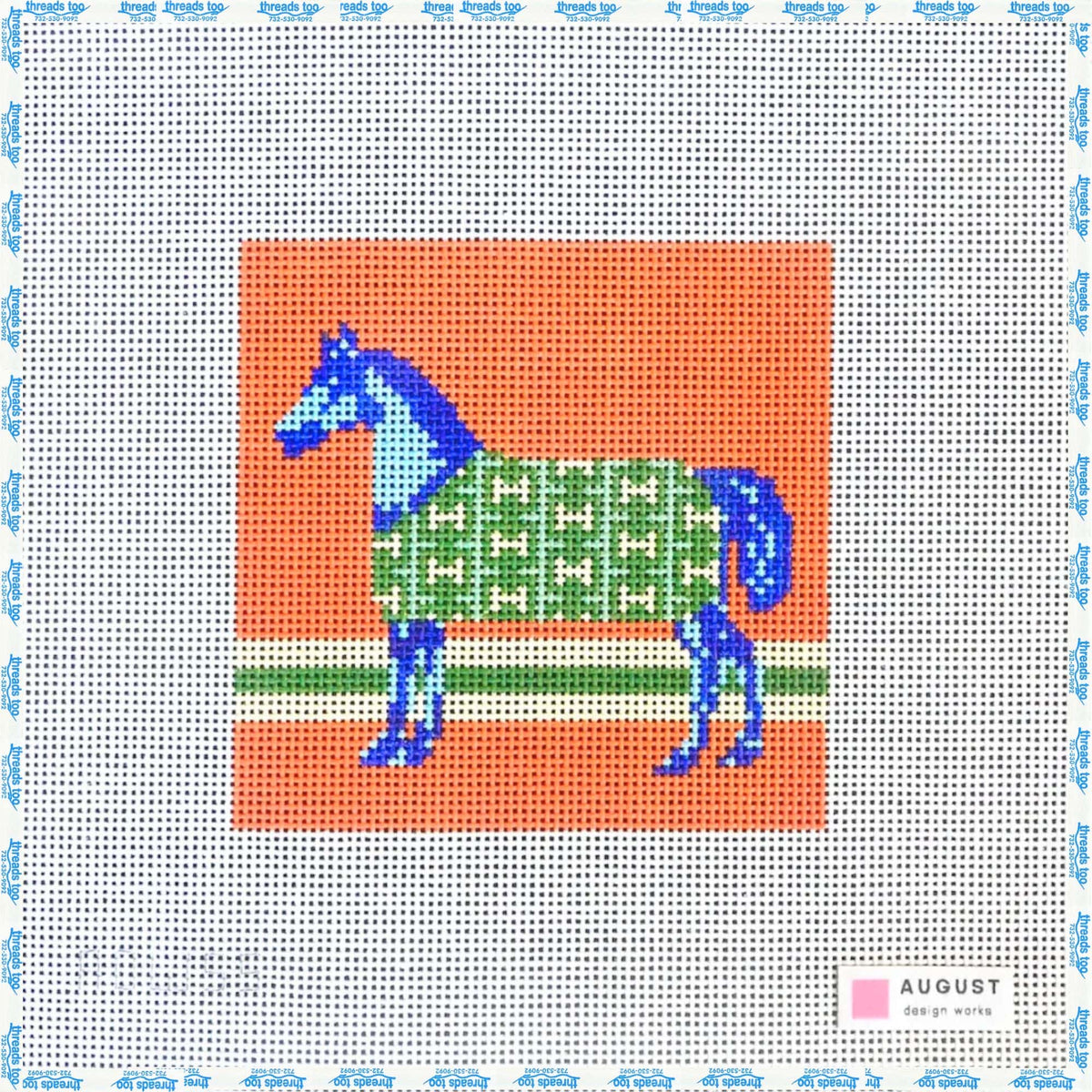 Blue "H" Coat Horse
