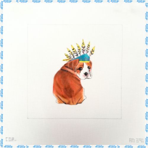 Colors of Praise - Bulldog with a Crown