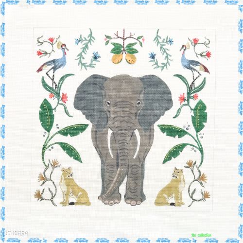 Elephant with Botanicals