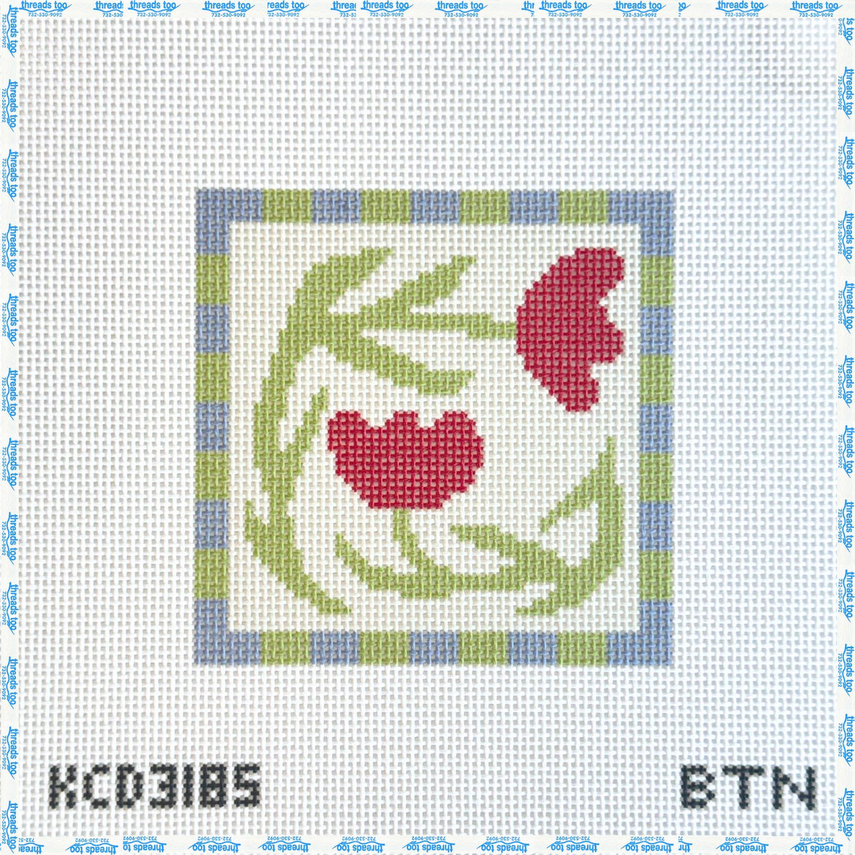 Folk Art Floral Coaster - KCN