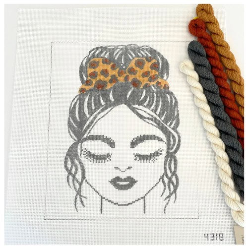 Alice Peterson - Girl With Cheetah Bow