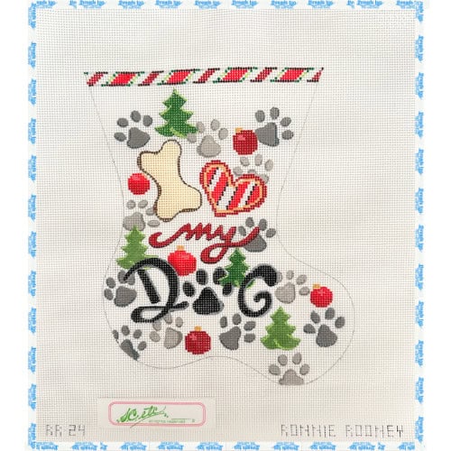 I Love my Dog Stocking