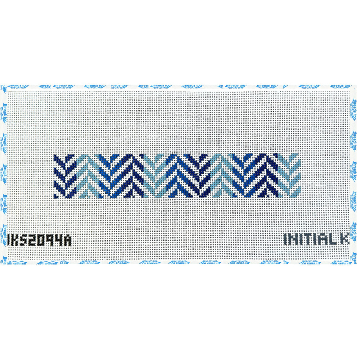 Herringbone Fob- Blue