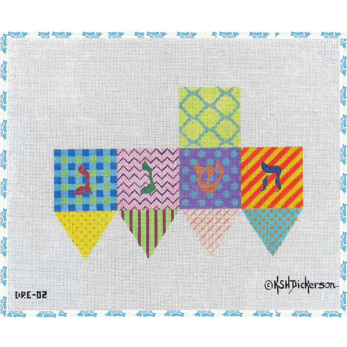 Multi Colored Dreidel - Kate Dickerson