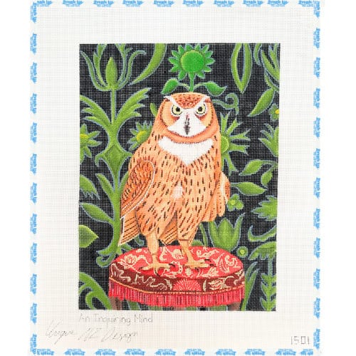 Owl on Foot Stool