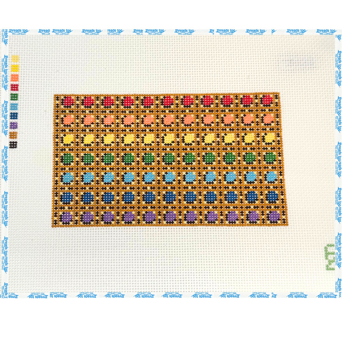 Rainbow Cane Eyeglass Case