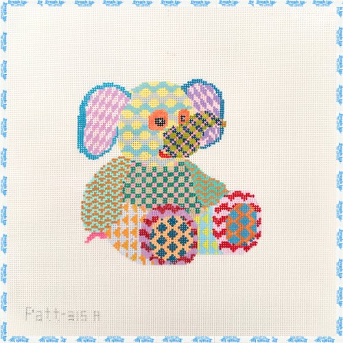 Patterned Stuffy Elephant