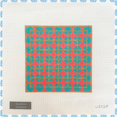 Red and Turquoise