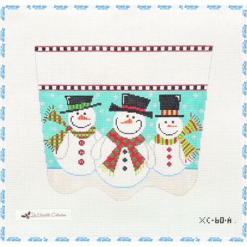 Snowman Stocking Cuff