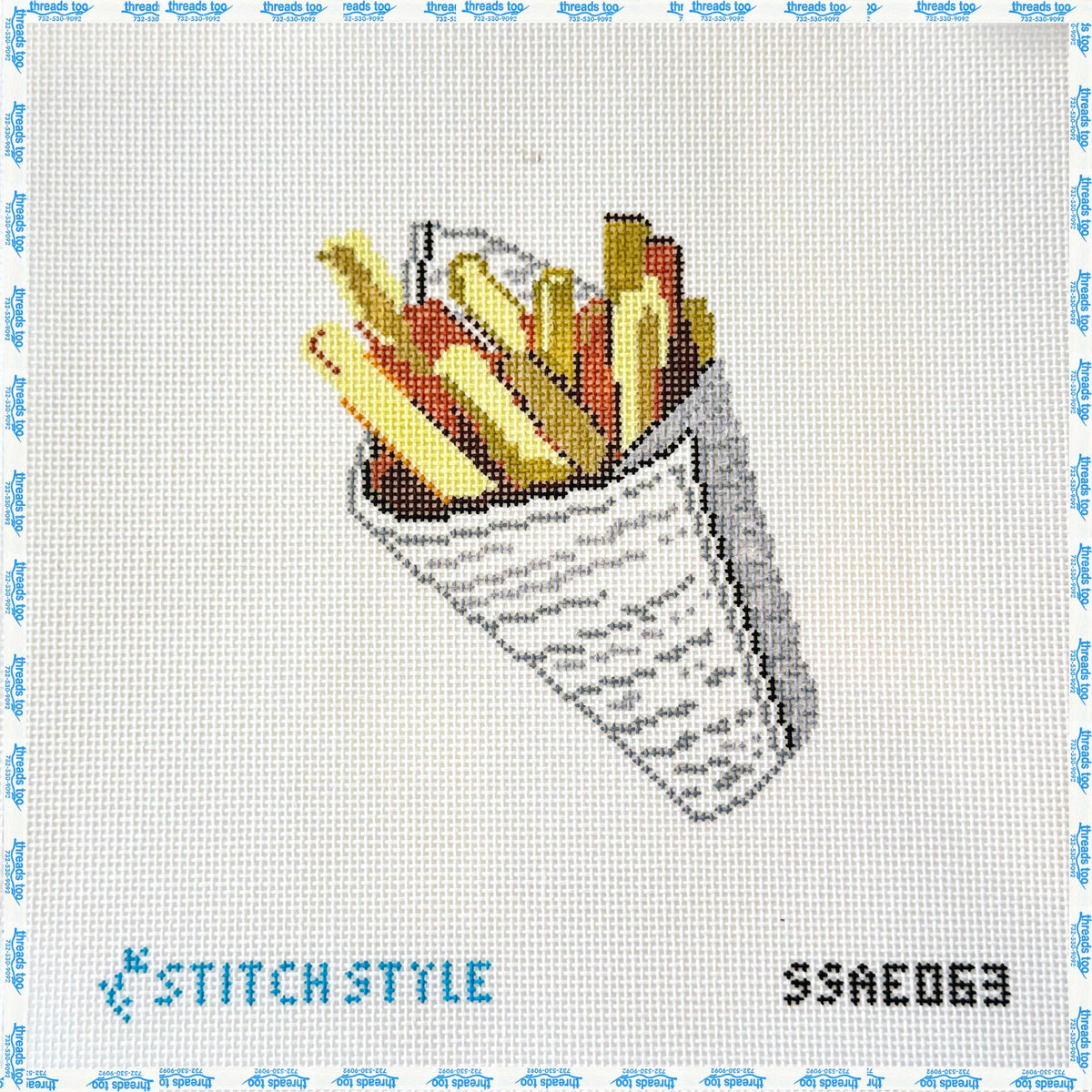 Stitch Style- Frites In Newspaper
