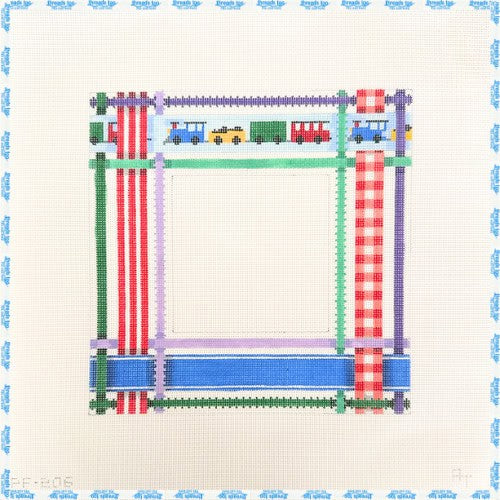 Stripes and Trains Frame
