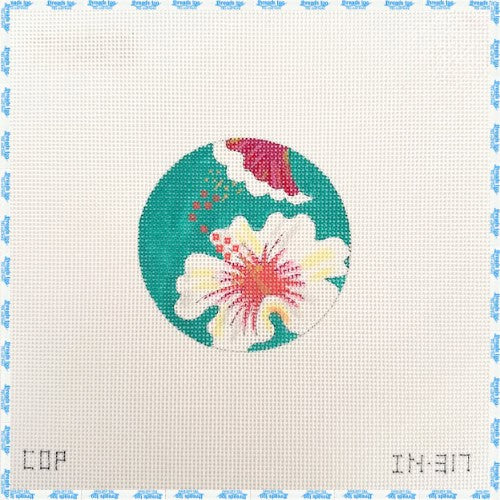 Colors of Praise - White Floral Round