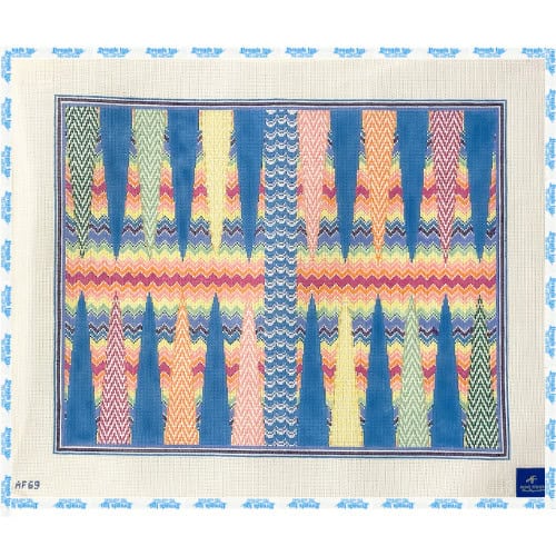 Anne Fisher - Bargello Backgammon Board