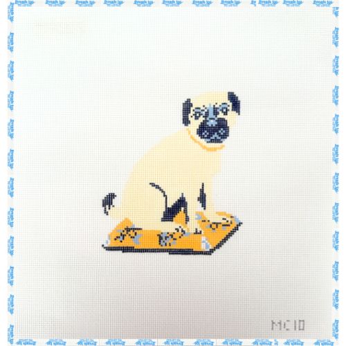 Pug on a Rug