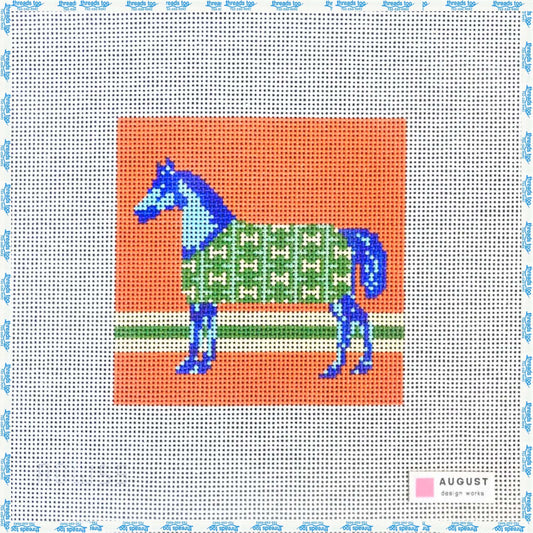 Blue "H" Coat Horse