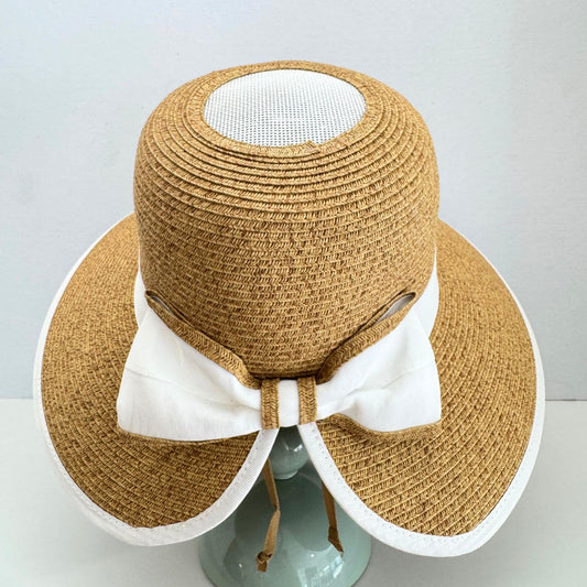 the𝗡𝗗𝗟𝗣𝗧hat™ -Split Back Bow White