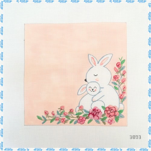 Alice Peterson - Baby Bunny with Flowers