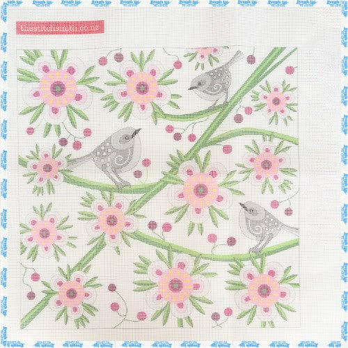 Birds and Flowers