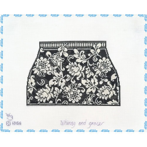 4 Piece Damask Purse