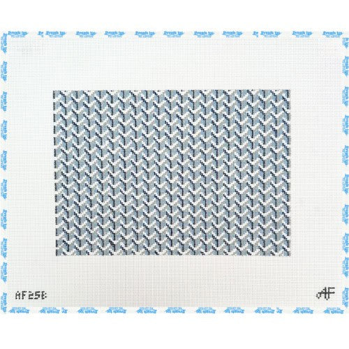 Blue Allover Y Pattern
