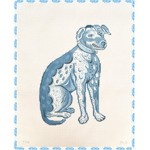 Blue Dog - Plum Stitchery