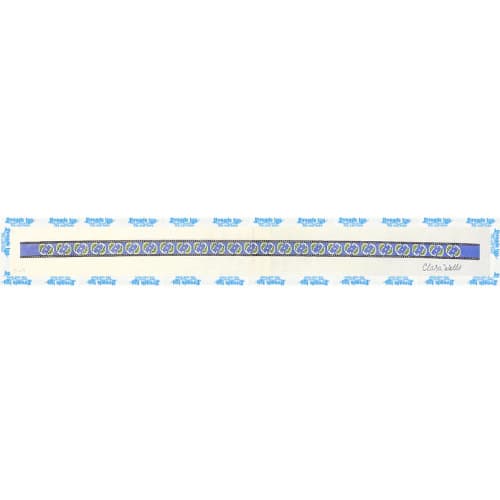 Blue and Green Paisley Belt