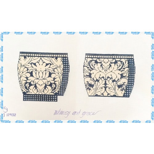 Blue and White Small Purse