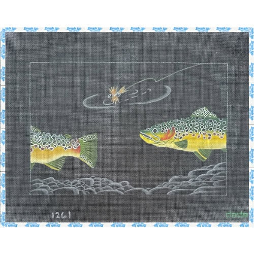 Brown Trout and Dry Fly
