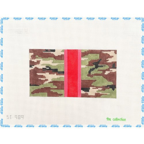 Camo with Pink Stripe