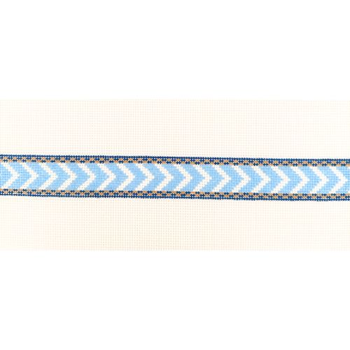 Blue Chevron Belt