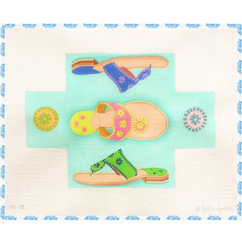 Kate Dickerson - Colorful Sandals Brick