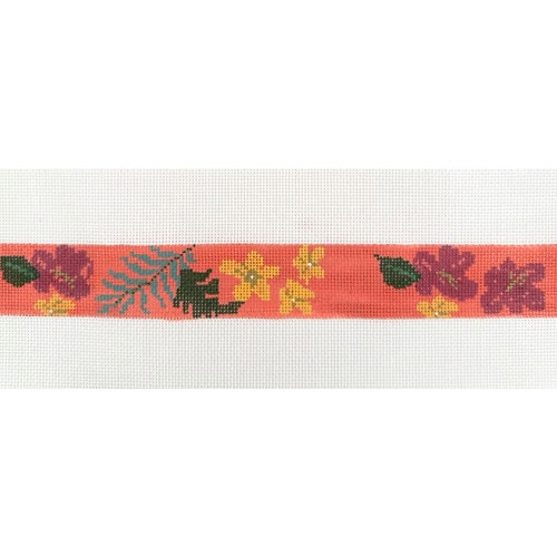 Coral Floral Belt
