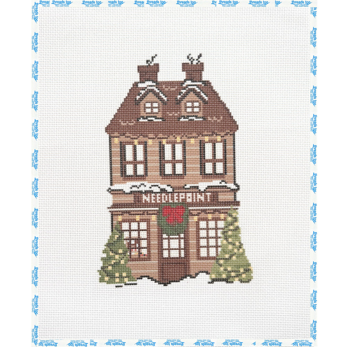 Cotswold Christmas Village Needlepoint Shop - Friend of Mine