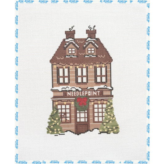 Cotswold Christmas Village Needlepoint Shop - Friend of Mine