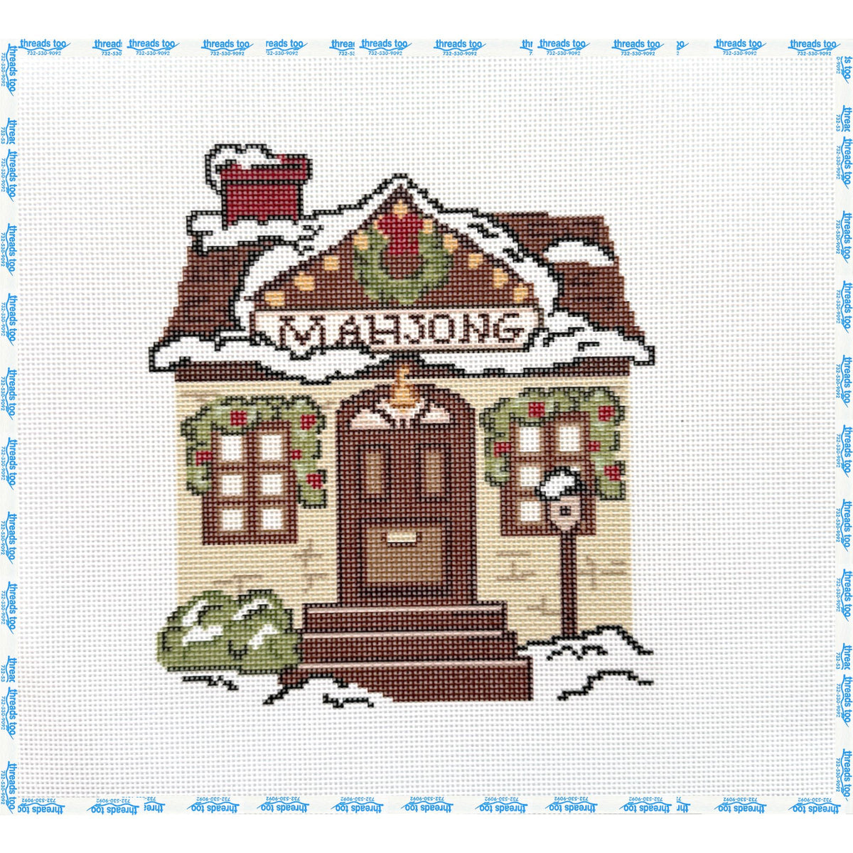 Cotswold Christmas Village Mahjong Parlor - Friend of Mine