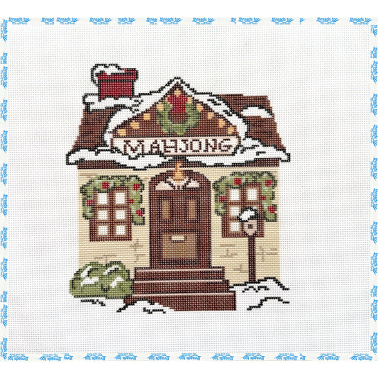 Cotswold Christmas Village Mahjong Parlor - Friend of Mine
