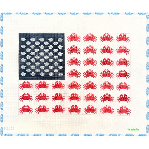 Crab and Shell Flag