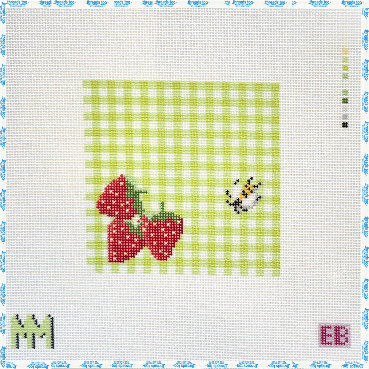 Berries and Bee Coaster