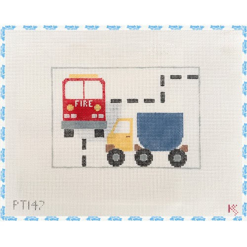 Fire Truck Tooth Fairy Pillow