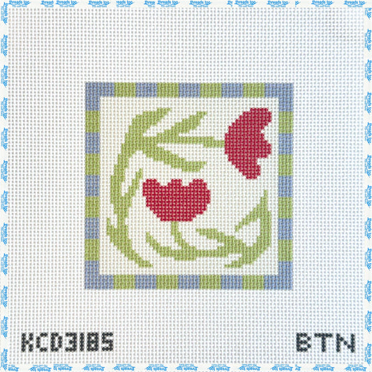 Folk Art Floral Coaster - KCN