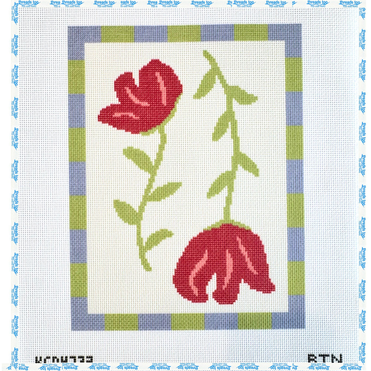 Folk Art Floral Rectangle - KCN Designers