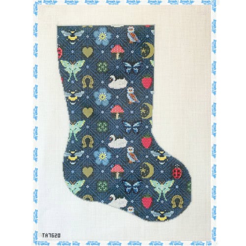 Folklore Stocking - Navy