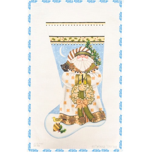 Melissa Shirley - Golden Santa Stocking