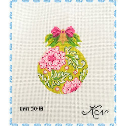 Green Floral Ornament