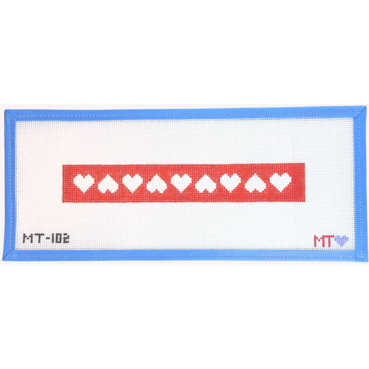 Beginner Heart Keyfob - MT Needlepoint Designs