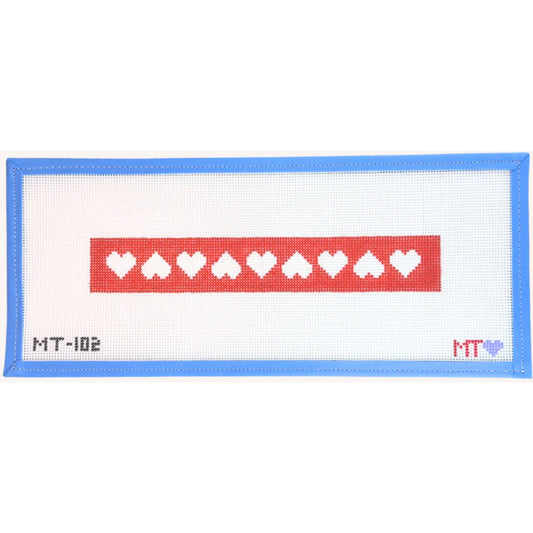 Beginner Heart Keyfob - MT Needlepoint Designs