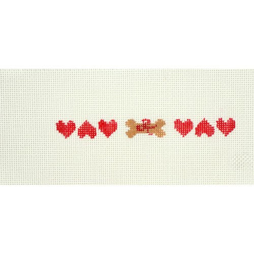 Heart and Dog Bone Collar