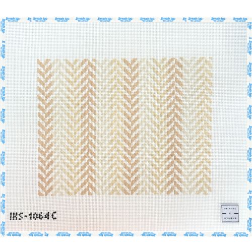 Herringbone Clutch - Tan