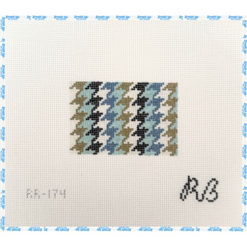 Houndstooth Luggage Tag