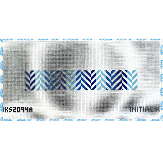 Herringbone Fob- Blue